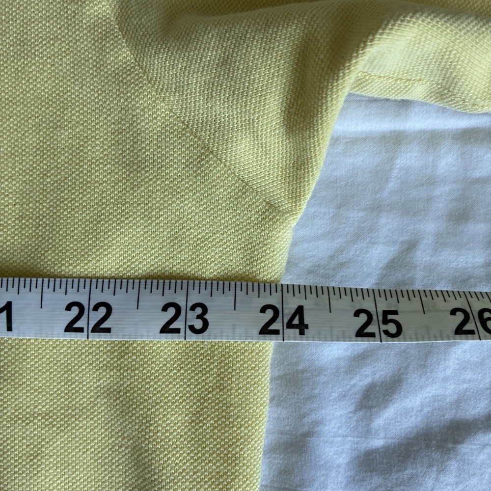 Polo Ralph Lauren‎ Collared Short Sleeve Polo Shirt Men's XL Yellow - Picture 4 of 16
